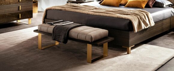 Klassischer Hocker Fußhocker Beistellhocker Ottomane Chaiselounge Sitzbank Neu