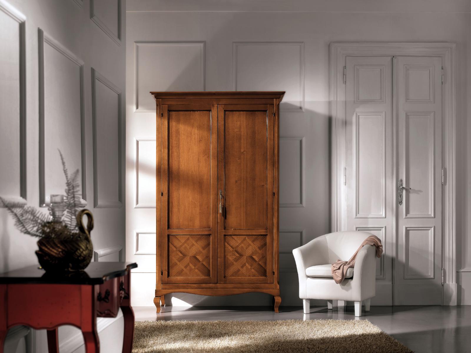 Schränke Schlafzimmer Schrank Holz Möbel Klassischer Kleiderschrank Landhaus