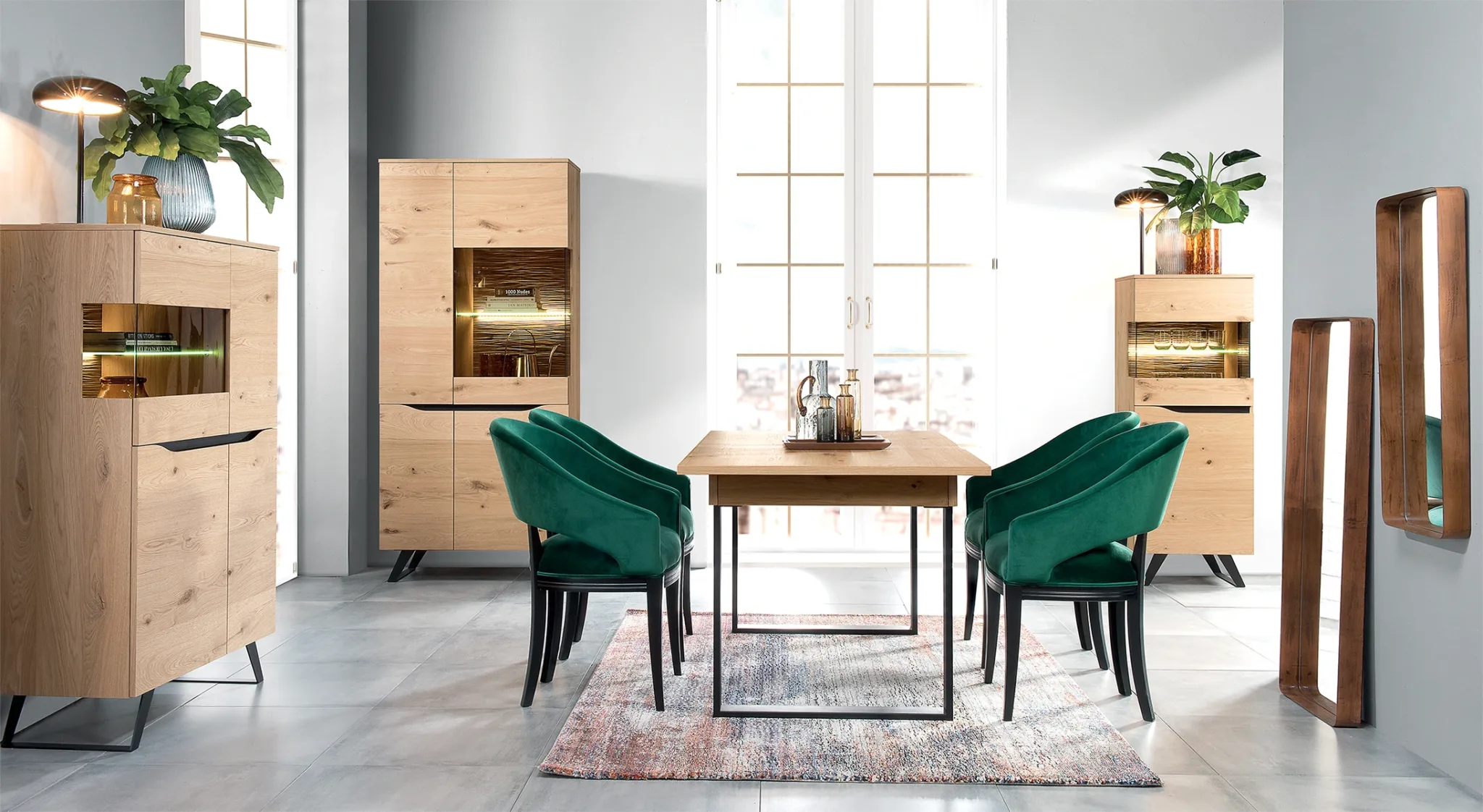 Design Vitrine Kommode Anrichte Side Schrank Regal Luxus Wohnzimmer Schränke Neu