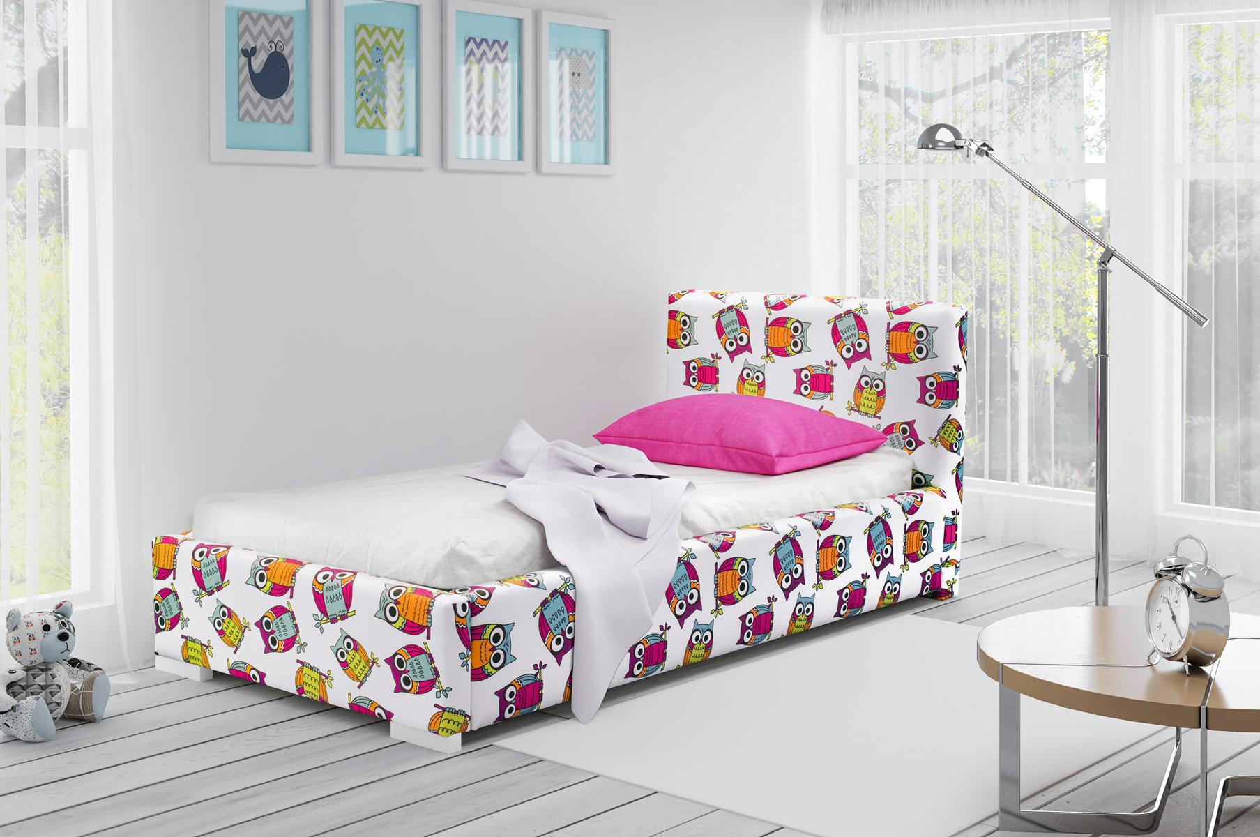 Jugendbett Kinderbett Kids Design Modern Bett Kinderzimmer 90 cm Bettkasten Neu