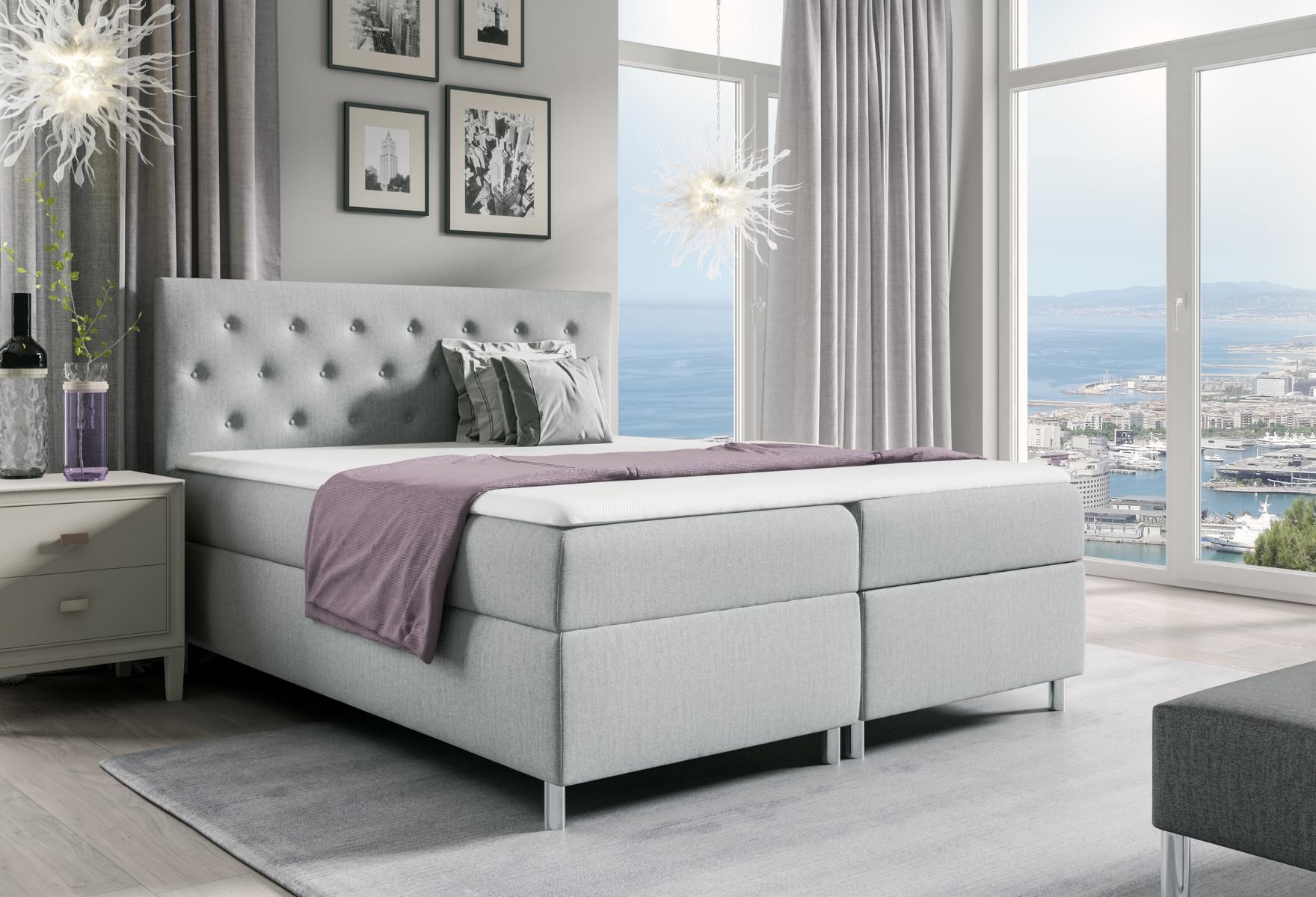 Betten Doppel Hotel Modern Bett Bettkasten Boxspring 200x200 Schlafzimmer Möbel
