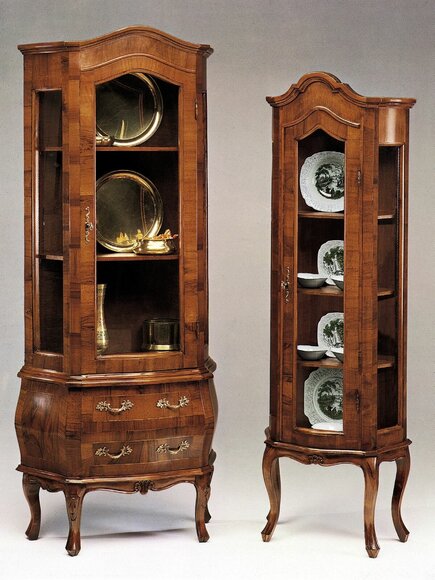 Luxus Vitrine Schrank Klassische Vitrinen Wohnzimmer Schränke Anrichte Holz