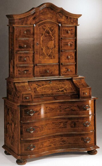 Kommode Anrichte Möbel Sideboard Braun Massiv Sideboards Holz Schrank Kommoden