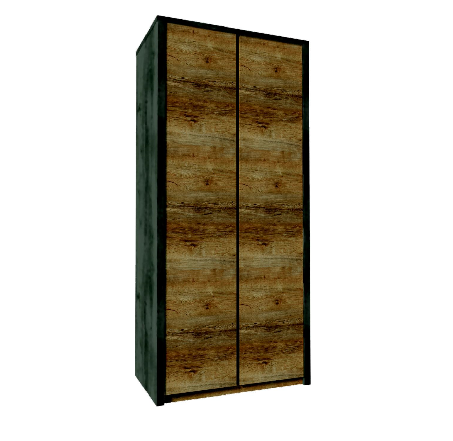 Schlafzimmer Schränke Holz Möbel Schrank Landhaus Kleiderschrank Design Braun
