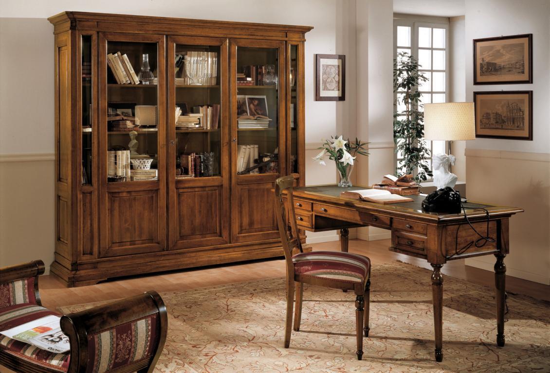 Büro Set Holztisch Stuhl Bücherregal Schreibtisch Regal Schränke 3tlg. Sets