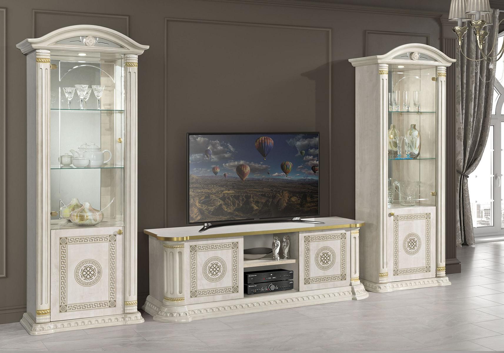 Wohnzimmer XXL Set RTV Vitrine Sideboard   jvmoebel.de