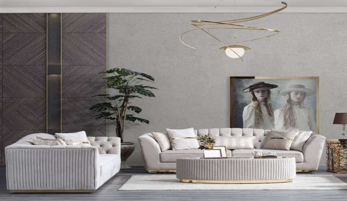 Luxus Sofagarnitur 3+3 Sitzer Garnitur Sofa Sofas Sitz Gruppe Wohnzimmer Couch