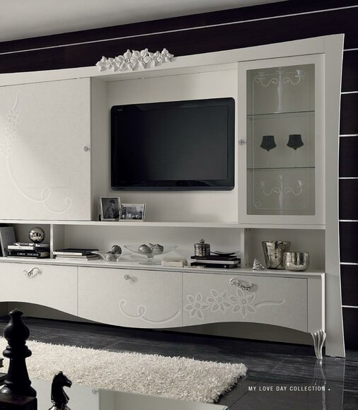 rtv tv Schrank Sideboard Wohnwand Fernseh Kommode Holz Design Modern Schränke