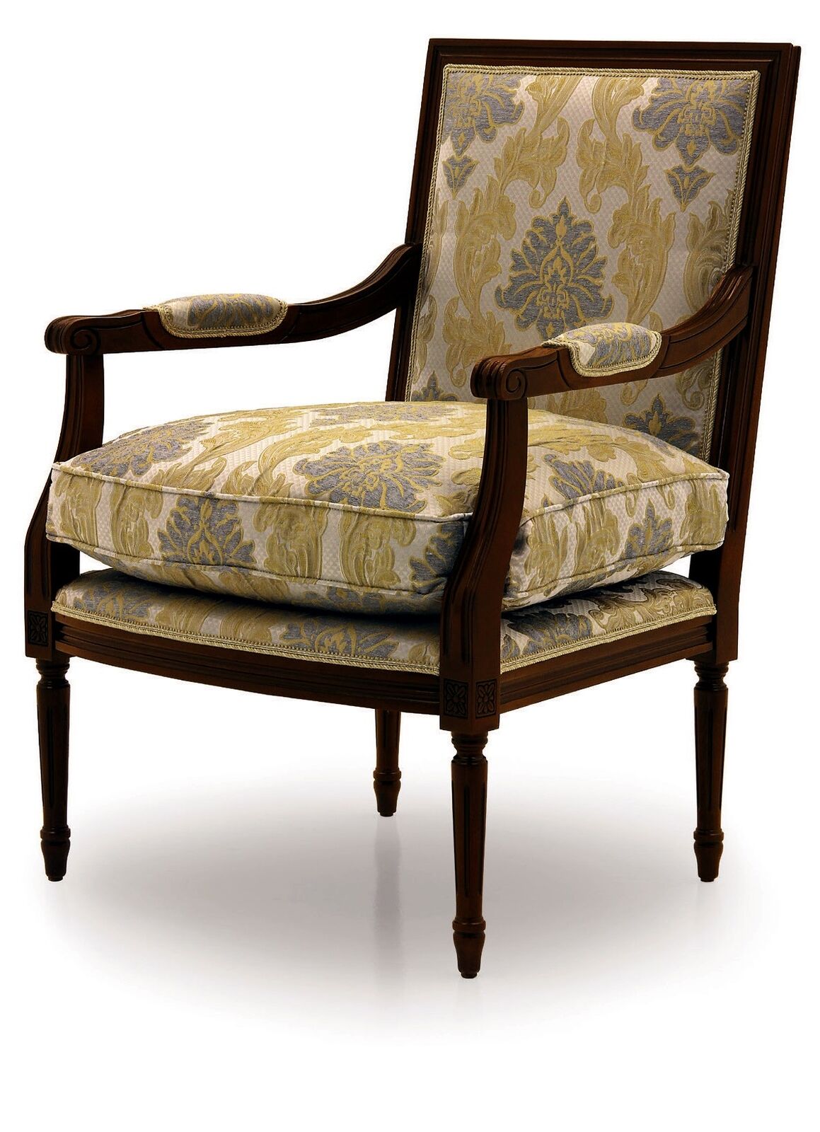 Luxus Design Möbel Stühle Art déco Design Sessel Textil Wohnzimmer Lounge Neu