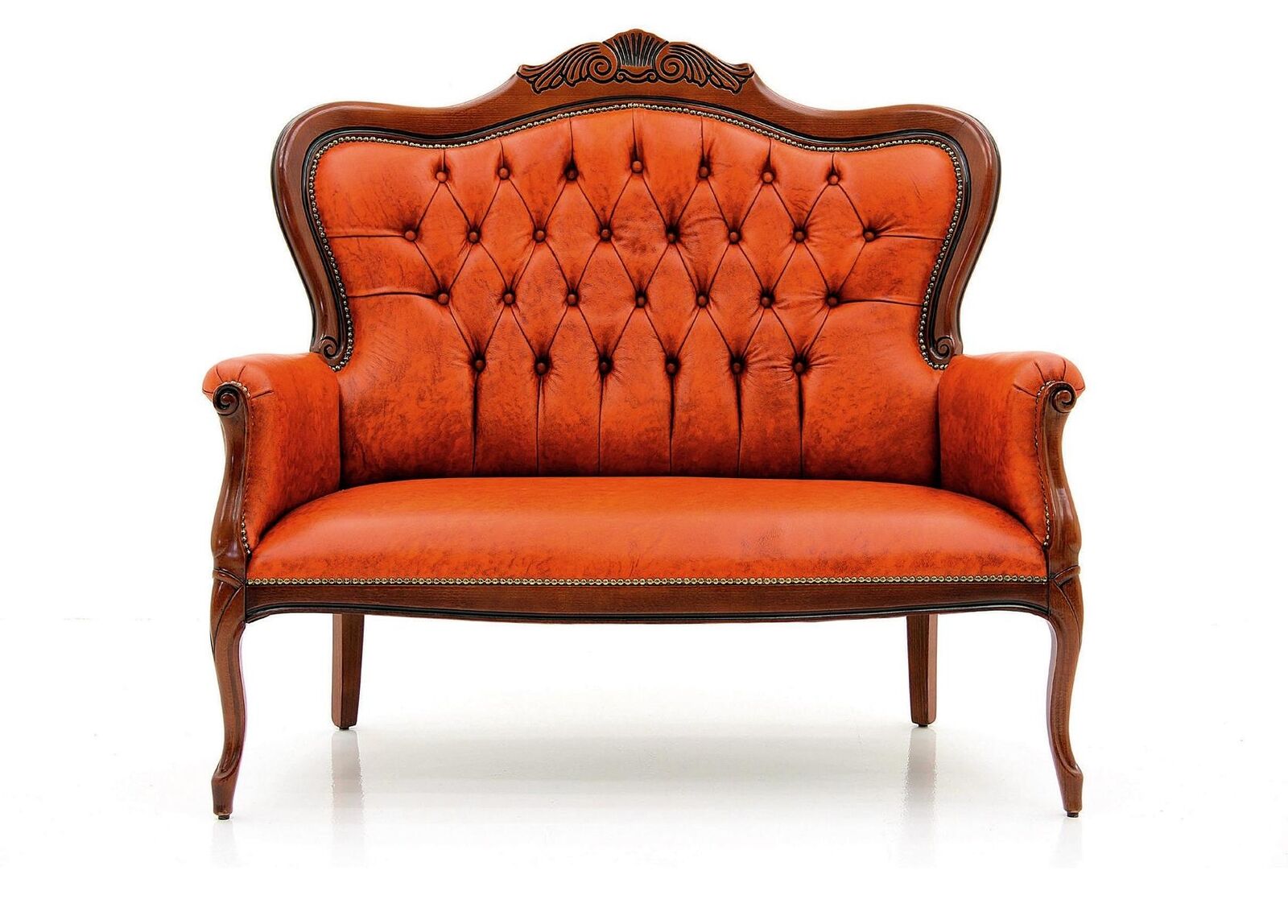 Art déco Zweisitzer Neu Sofa 2 Sitzer Design Sofas Polster Couchen Textil Relax