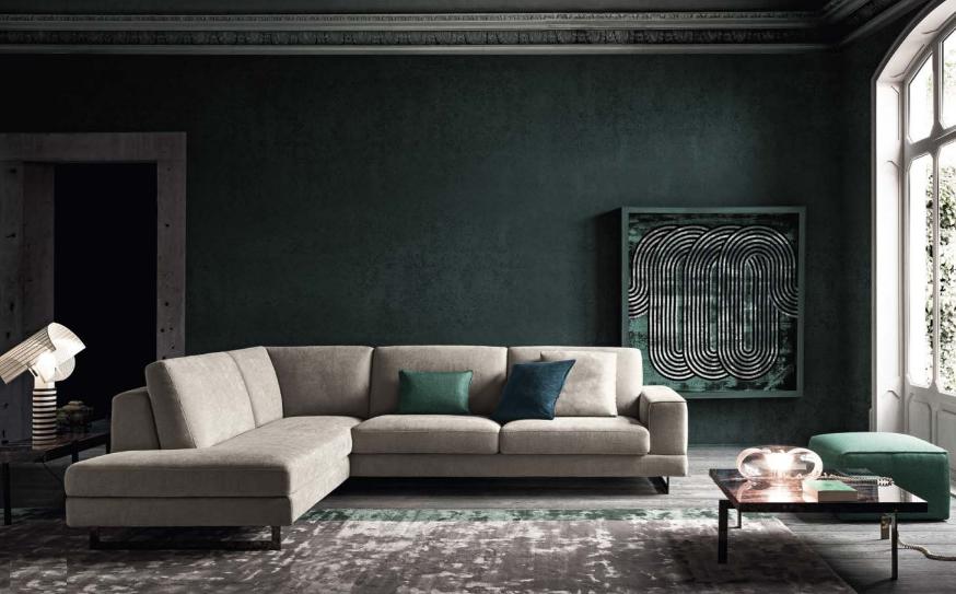 Italienische Sofas Eckcouch Sofa Couch Couchen Garnitur Möbel Stoff alfitalia