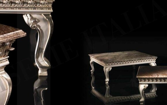 Couchtisch Tisch Beistelltisch Wohnzimmertisch Holz Beistell Royal Barock Tische
