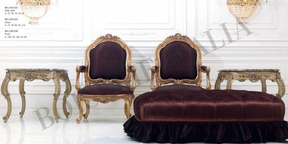 Couchtisch Tisch Beistelltisch Wohnzimmertisch Holz Royal Beistell Rokoko Barock