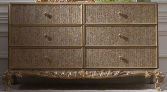 Kommode Wohnzimmer Schubladen Kommoden Holz Schrank Sideboard Schränke Massiv