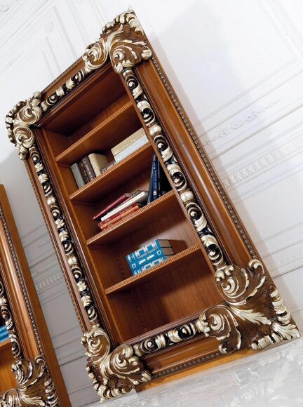 Bücherregal Schrank Wohnzimmer Bücherregal Büroschrank Holz Schränke Italien Neu