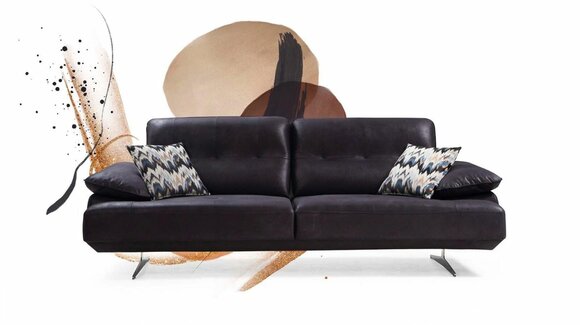 Dreibettsofa Sofa 3 Sitzer Dreisitzer Sofas Luxus Gepolsterte Couch Modern Neu