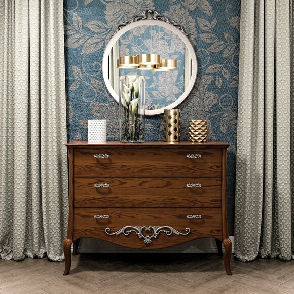 Kommode Schrank Sideboard Italienische Möbel Echtes Holz Kommoden
