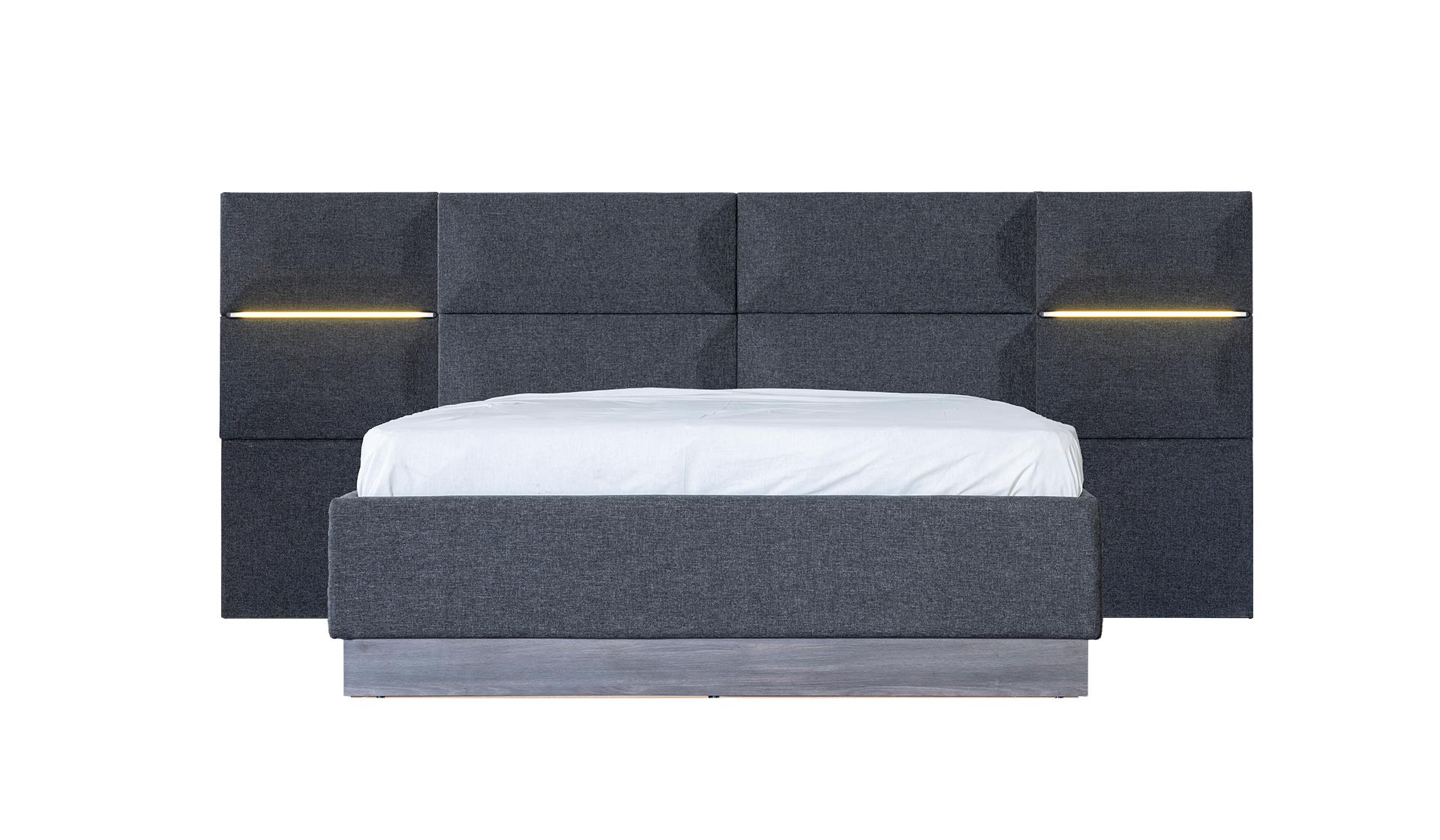 Bett Polster Design Material Holz Doppel Hotel Betten JV Möbel Neu Modernes