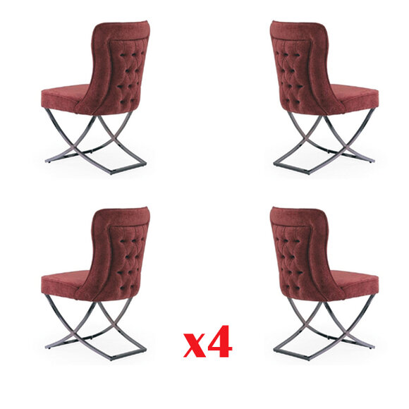 Esszimmer Stühle Garnitur Sessel Design 4x Stühle Set Gruppe Polster