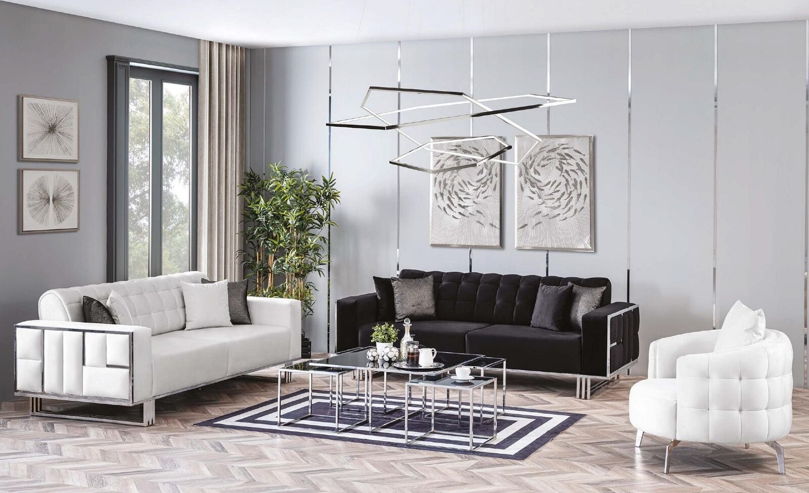 luxus wohnzimmer möbel couch sitzgarnitur 3+2+1 & couches günstig
