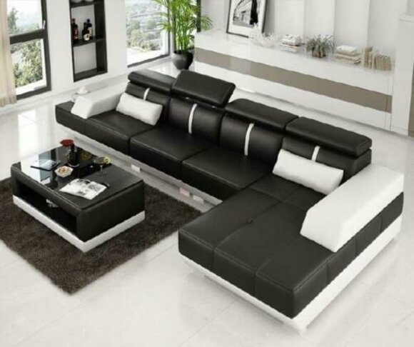 Ecksofa mit USB Wohnlandschaft Polster L Form Garnitur Eck Couchen XXL Sofas Neu