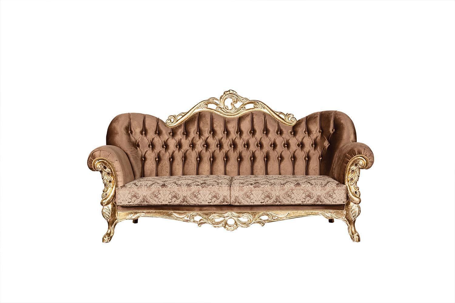 Klassische Dreisitzer Barock Couch Einrichtung 3er Französische Möbel