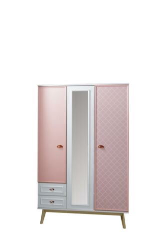 Moderner Kleiderschrank Jugendzimmer Garderoben Rosa Möbel Design Neu
