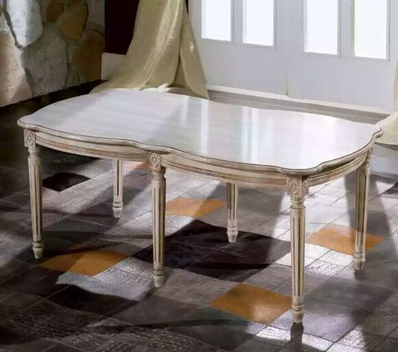 Wohnzimmer Couchtisch Klassischer Designer Kaffeetisch Holz Möbel