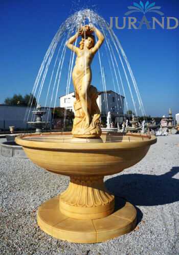 Springbrunnen Fontäne Fontaine Brunnen Wasserspiel Römische Garten Deko Neu 1062