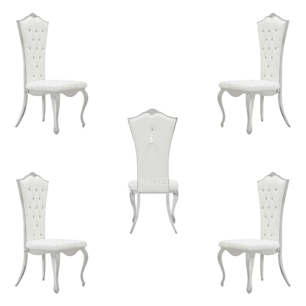 Design Stuhl Luxus Lehnstuhl Polster Stühle 4x Sessel Wohn EssZimmer