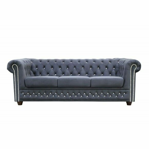 Chesterfield York Blink 3 Sitzer Couch Polster Sofas Couchen Neu Sofa Designer