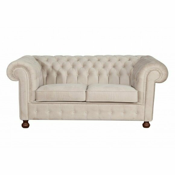 Chesterfield Sofa 2 Sitzer Couch Polster Sofas Couchen Sitz Polster Garnitur Neu