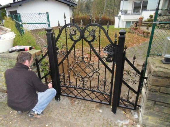 Pforten Garten Haus Klassischer Zaun Tür Pforte 273 Eisen Garten Tore nach Maß