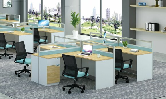 Bürotisch Schreibtisch Tisch Arbeitstisch Firma Möbel Counter call center möbel