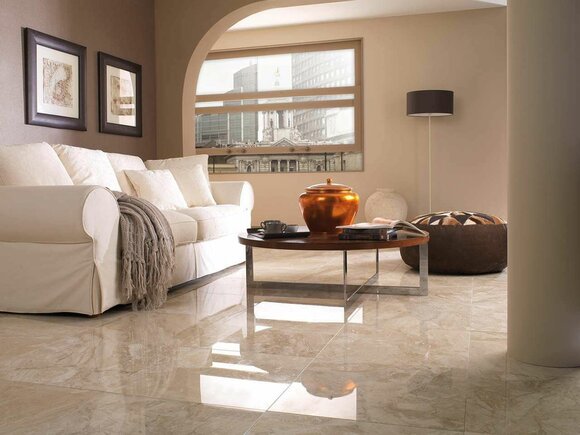 60x60cm Marmor Boden Fliesen Naturstein Fliese Belag Beläge 52m² Crema Marfil