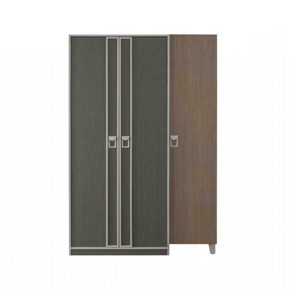 Holzschrank Kleiderschrank Kinderschrank Schrank Holz Grau Design