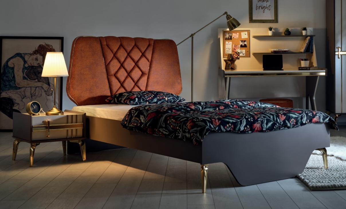Luxus Schlafzimmer Nachttisch Betten Bett Komplett Set Design Einrichtung