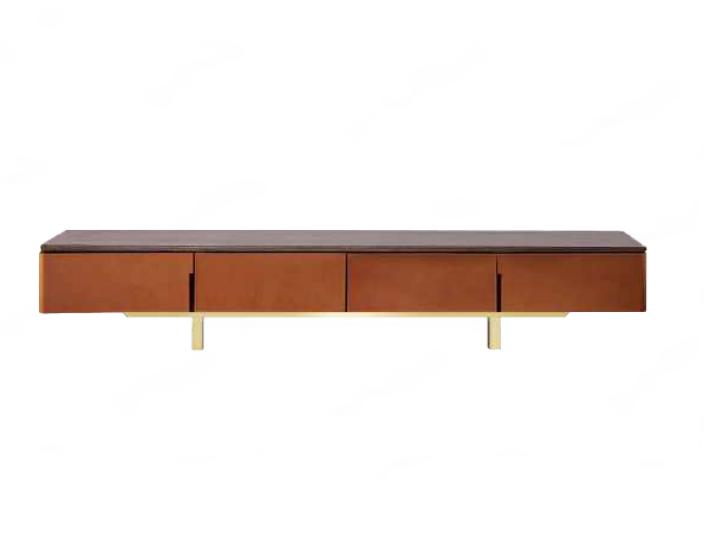 tv Ständer Orange Material Holz Stil Modern Wohnzimmer 200cm Schränke