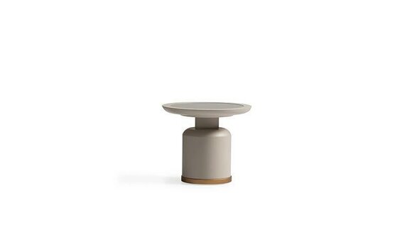 Beistelltisch Kaffeetisch Sofatisch Couchtisch Beige Wohnzimmer Holz