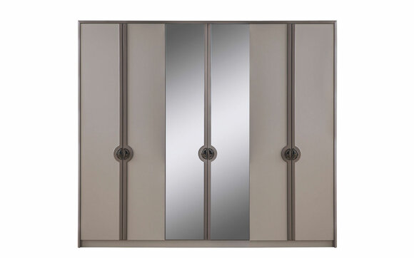 Kleiderschrank Garderobenschrank Schrank Moderne Holzschrank Grau