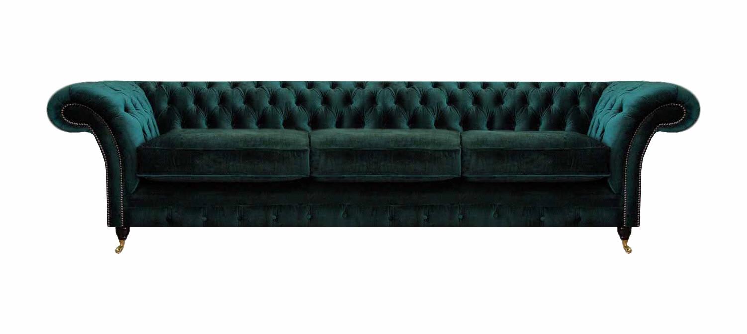 Chesterfield Möbel Wohnzimmer Sofa Couch Dreisitze Einrichtung Polstermöbel