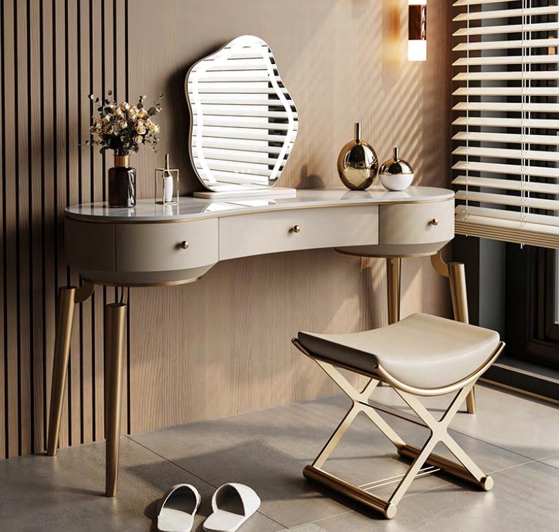 Schlafzimmer Möbel Designer Schminktisch Holzgestell Kosmetiktisch Neu