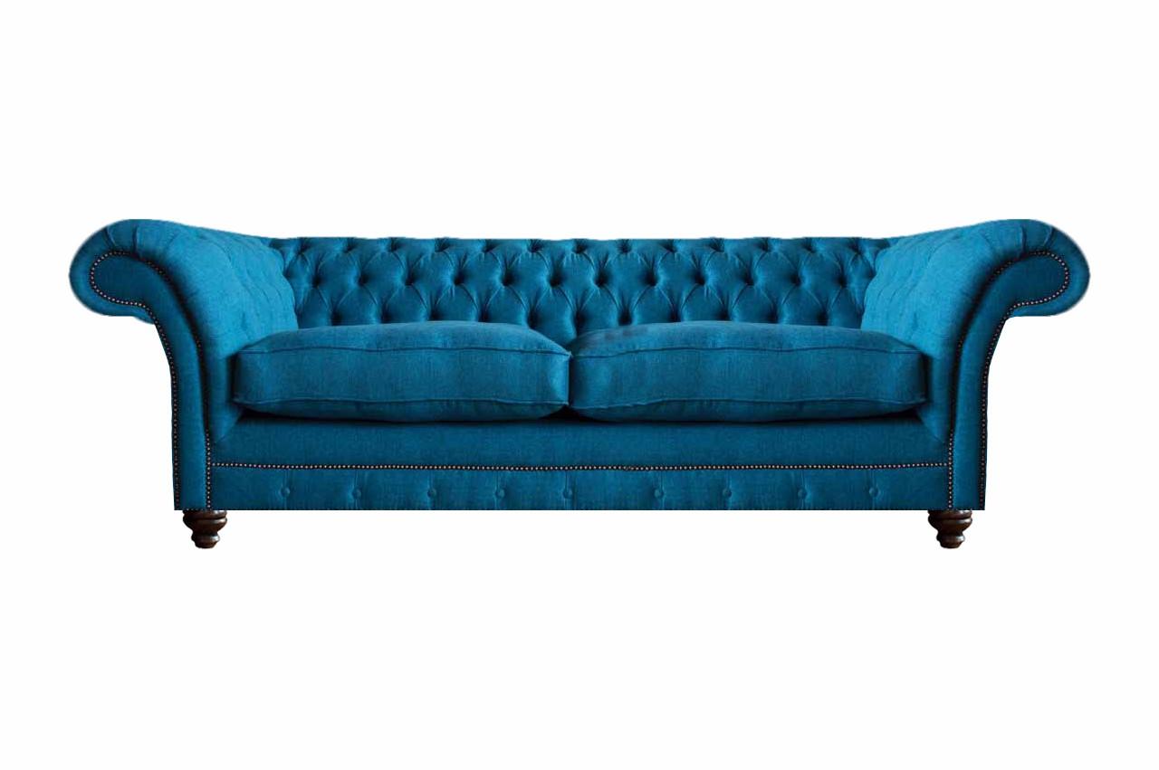Wohnzimmer Textil Sofa zweisitzer Couch Einrichtung Sitz Möbel Chesterfield