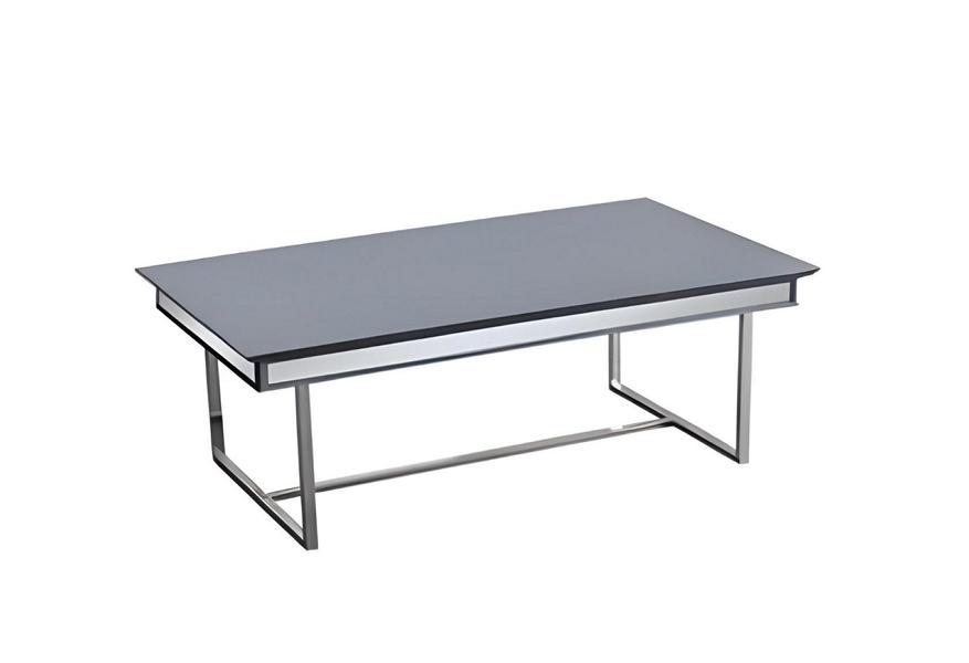 Hellgrauer Couchtisch Wohnzimmer Edelstahl Kaffeetisch Edler Sofatisch