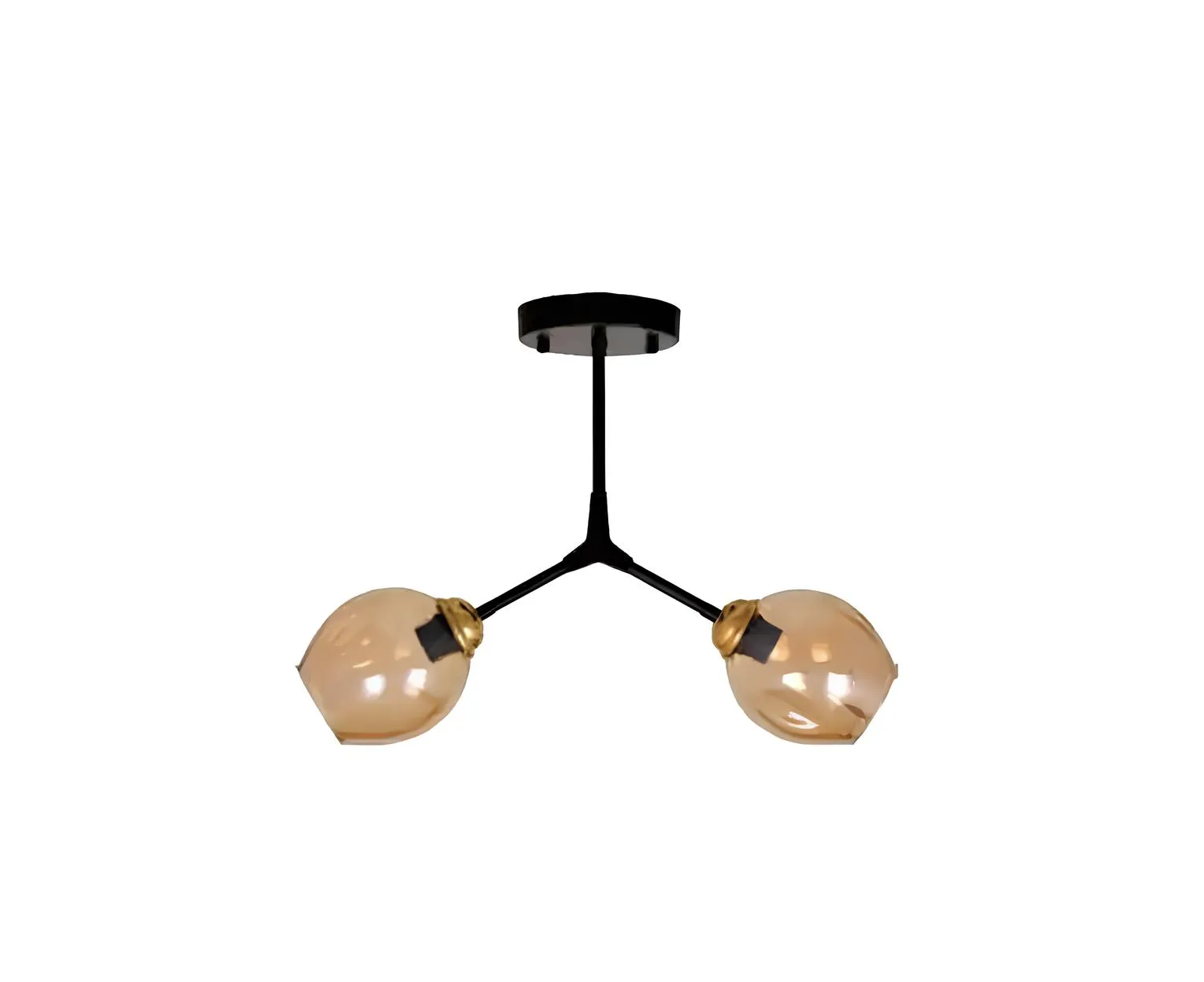 Deckenleuchter Lüster Kronleuchter Deckenlampe Lampen Glas Modern Gold