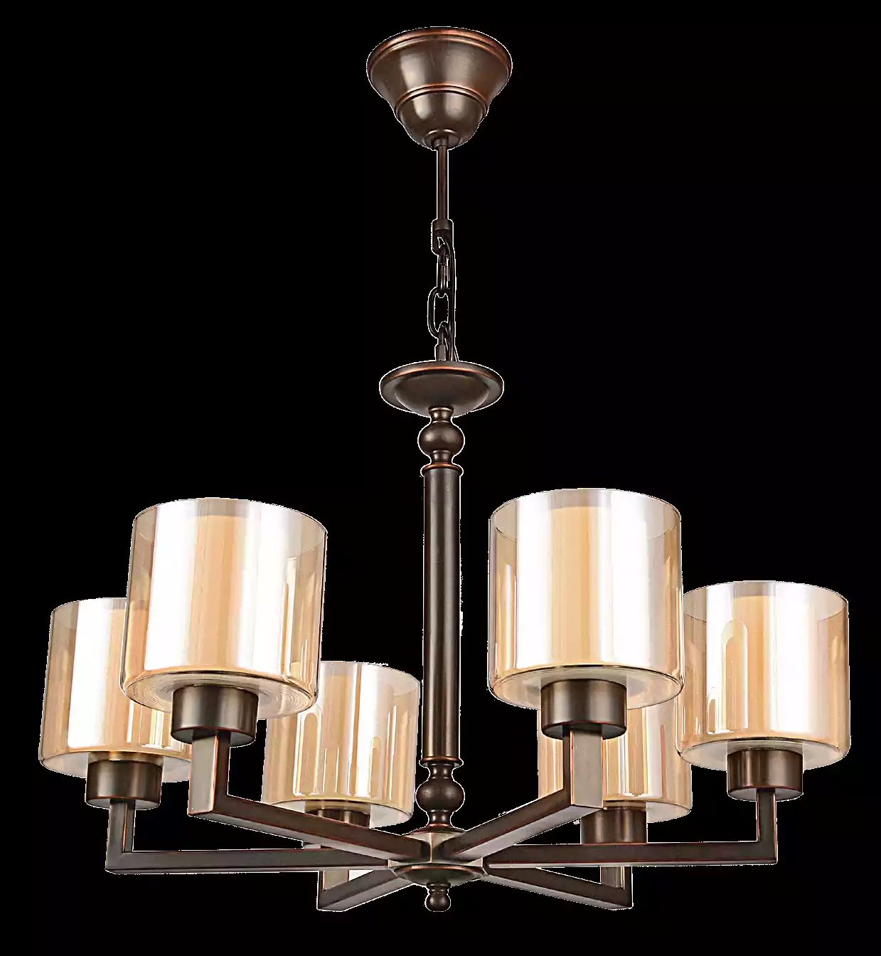Deckenlampe Wohnzimmer Leuchte Luster Glass Beleuchtung Deckenleuchte