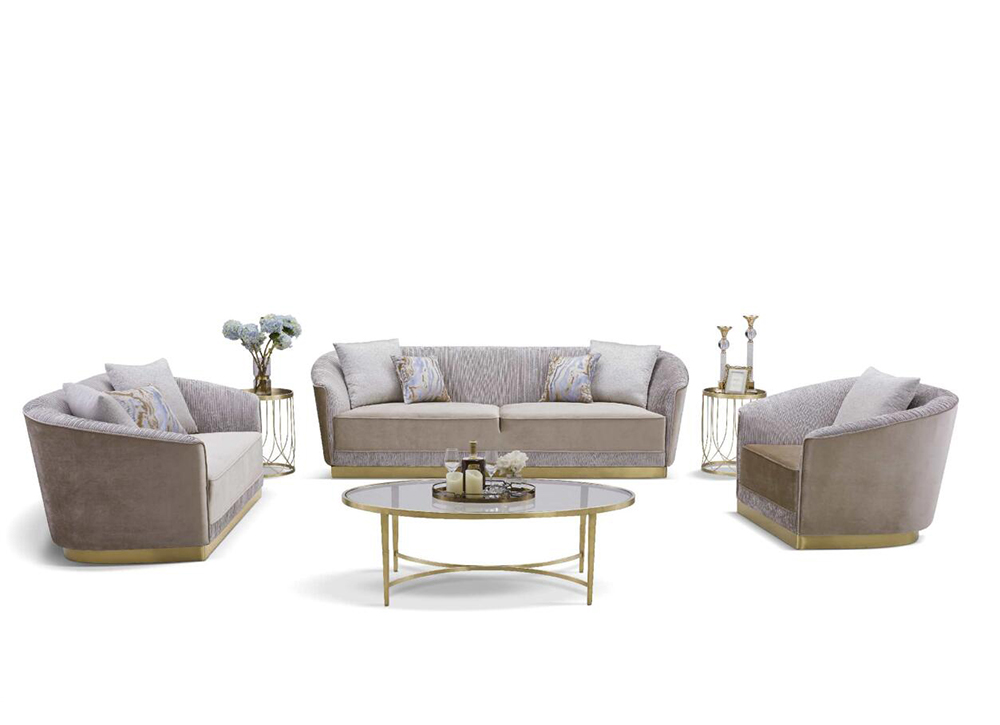 Sofagarnitur 3+2+1 Sitzer Set Design Sofas Polster Couchen Moderne Couch Samt