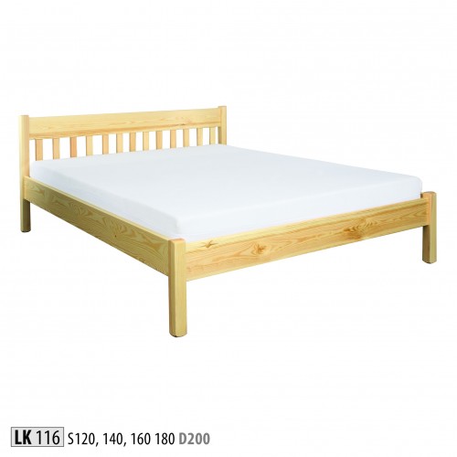 Massivholz Bett 180x200 Doppelbett Kiefer massiv Hozbett Vollholzbett 180x200