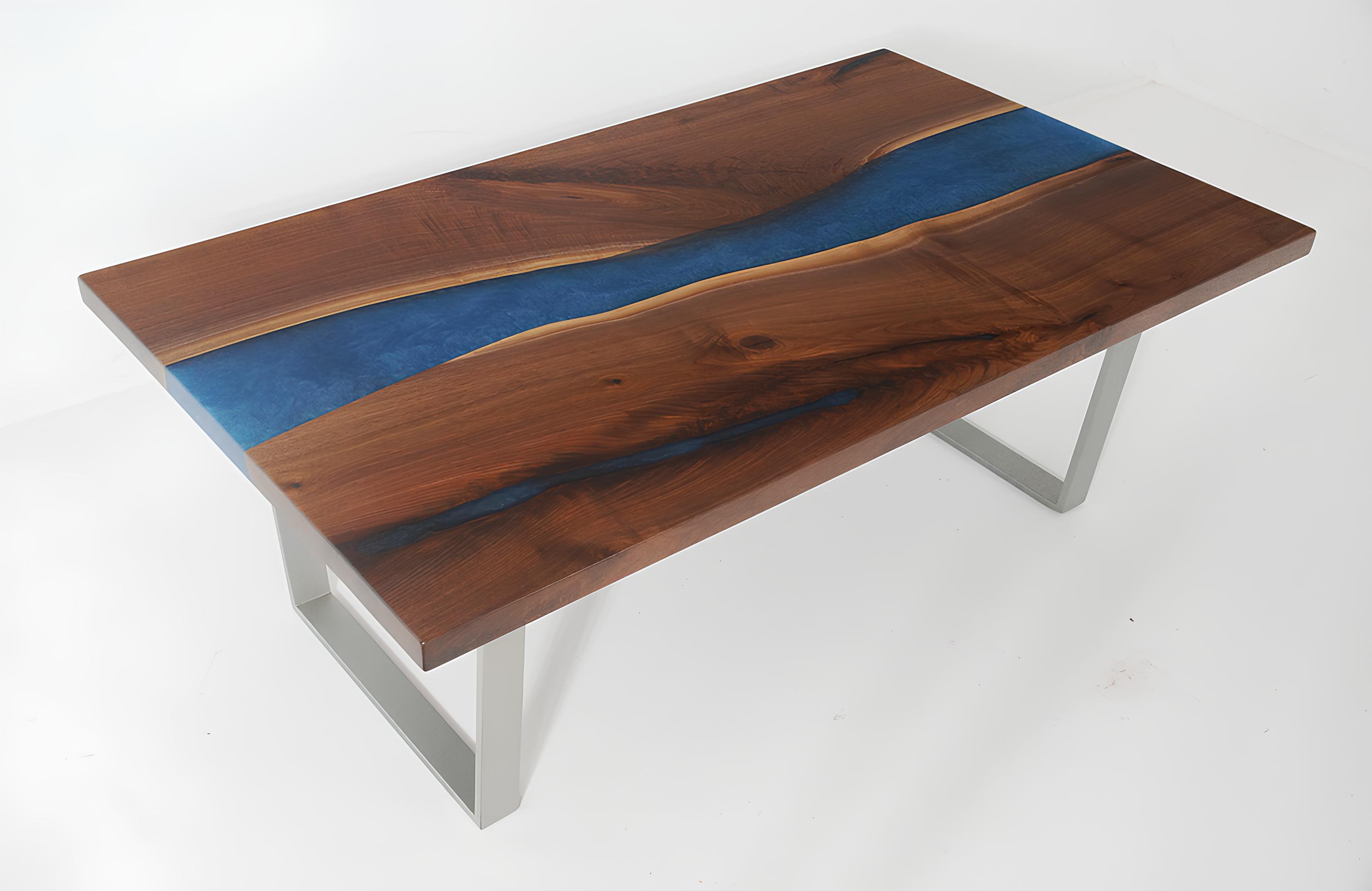 Designer Beistelltisch Couchtisch Epoxy Möbel Tisch Couchtisch Epoxidharz Tische