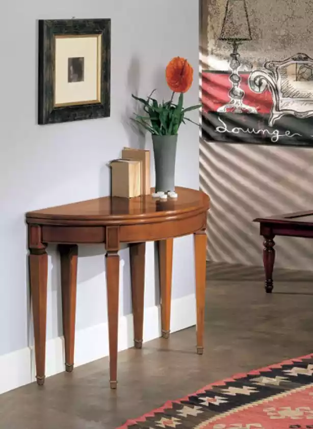 Konsolen Wohnzimmer Braun Beistelltisch Klassisch Design Möbel Holz Neu
